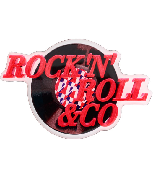 Магнит со смолой ROCK-N-ROLL&Co