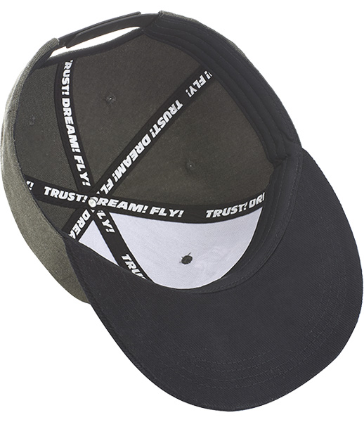 Снепбек хаки с черным логотипом FDSARR TEAM