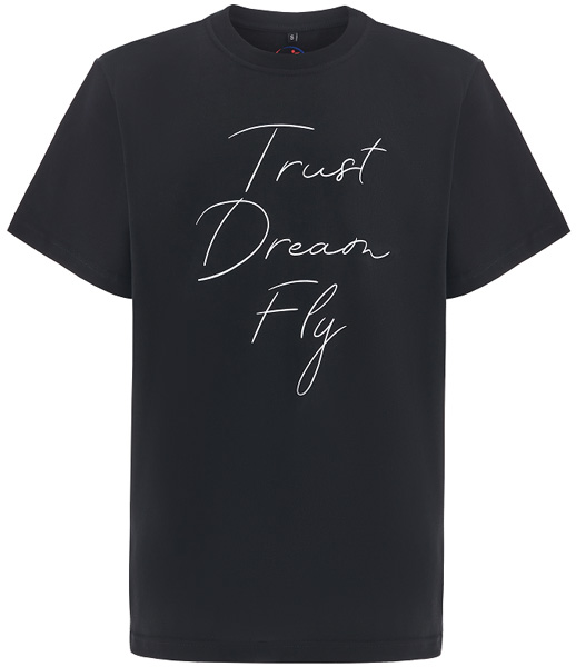 Футболка Trust.Fly.Dream, цвет черный