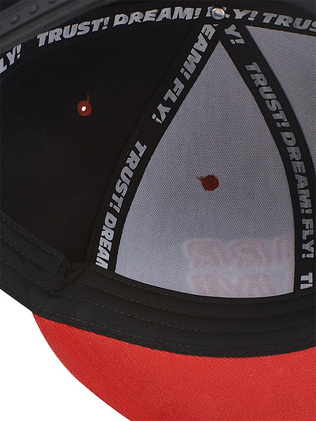 Снепбек черный с красным логотипом FDSARR TEAM